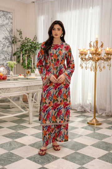 ZARIA — 2 Piece Printed Unstitched by RAJWAN