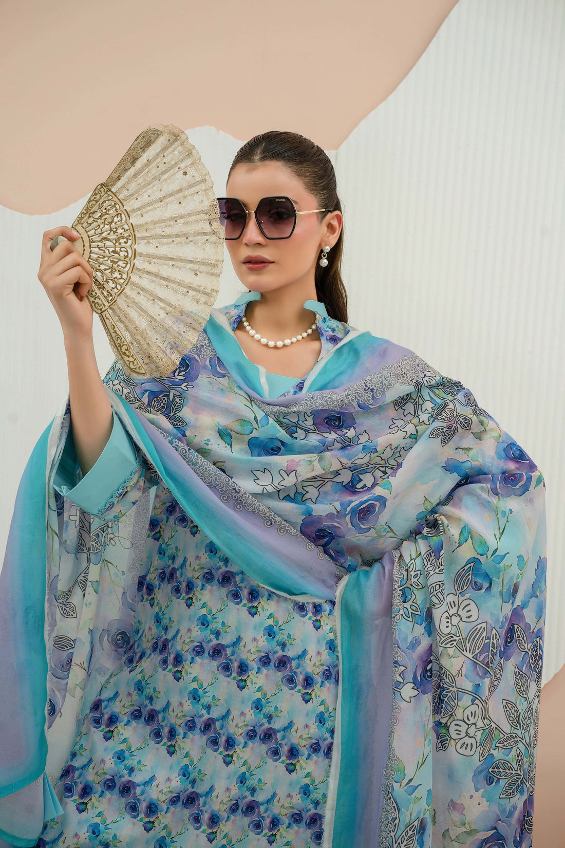 PRINTED LAWN UNSTITCHED 3PC SUIT