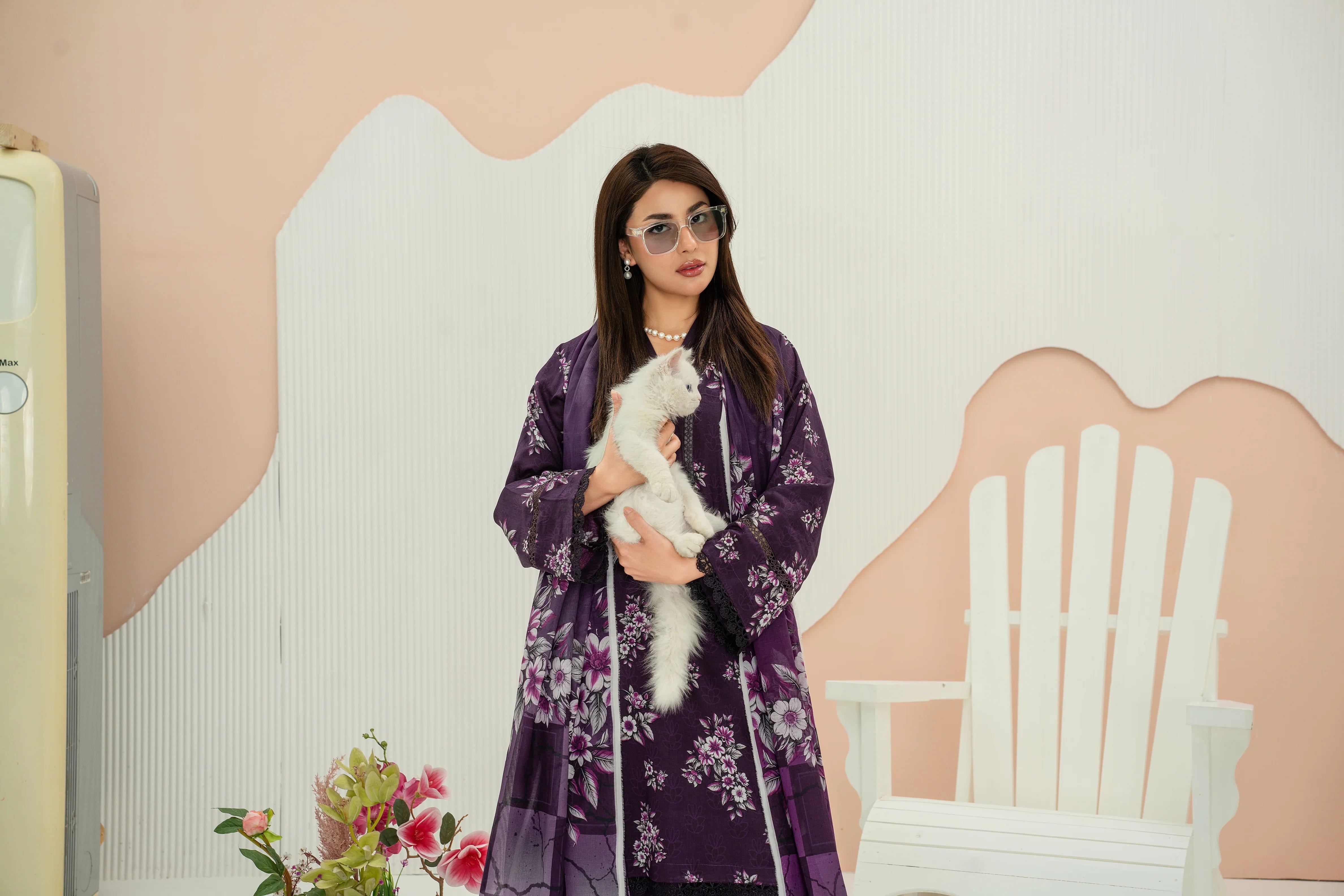 PRINTED LAWN UNSTITCHED 3PC SUIT