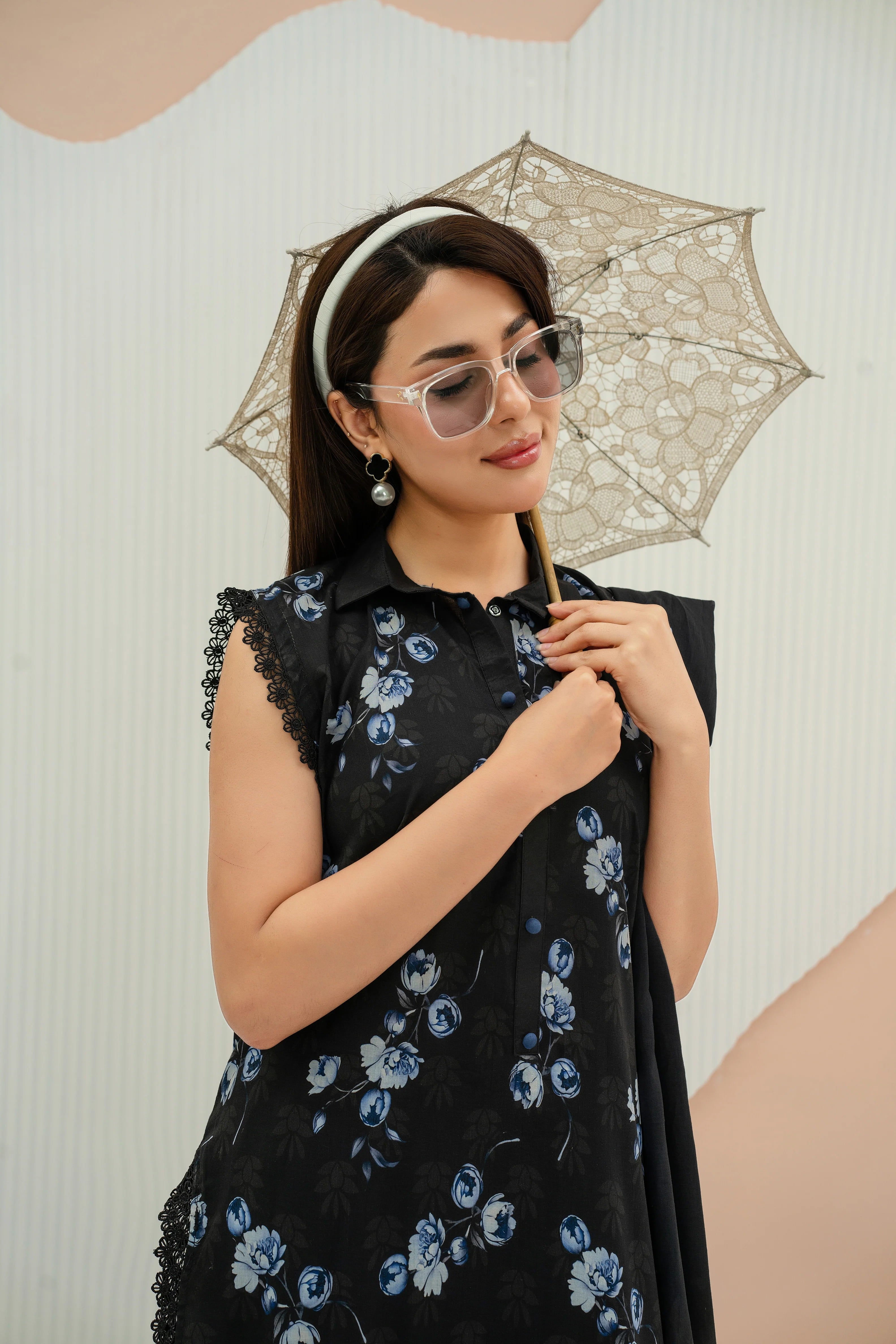 PRINTED LAWN UNSTITCHED 3PC SUIT