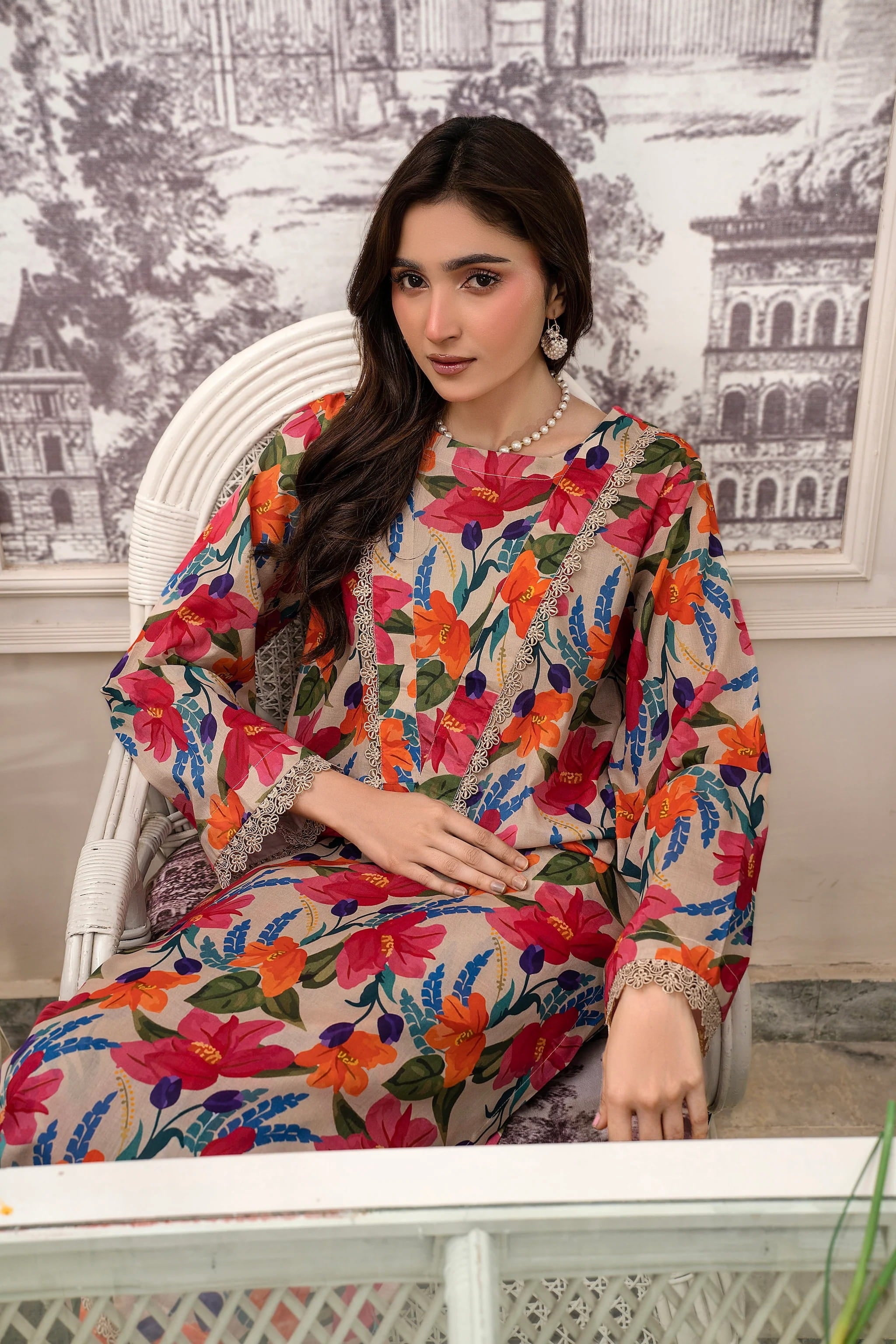 ZARIA — 2 Piece Printed Unstitched by RAJWAN
